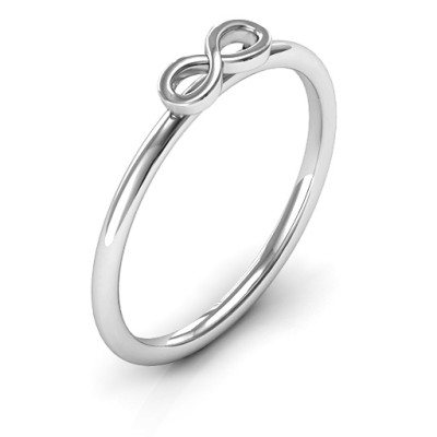 Infinity Stackr Personalised Ring - AMAZINGNECKLACE.COM