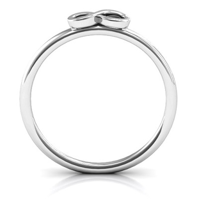 Infinity Stackr Personalised Ring - AMAZINGNECKLACE.COM