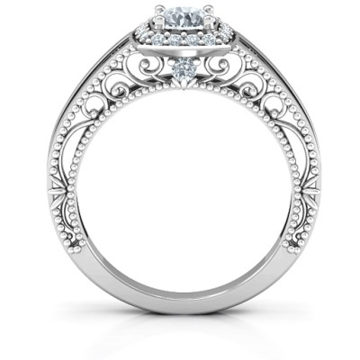 Intricate Love Personalised Ring - AMAZINGNECKLACE.COM