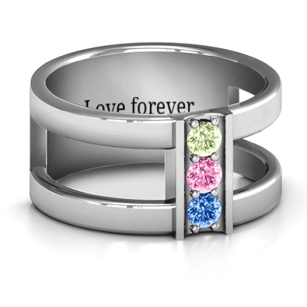 Layers Of Love Personalised Ring - AMAZINGNECKLACE.COM