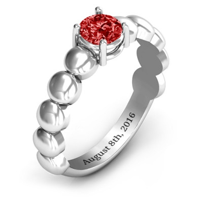 Love Story Promise Personalised Ring - AMAZINGNECKLACE.COM
