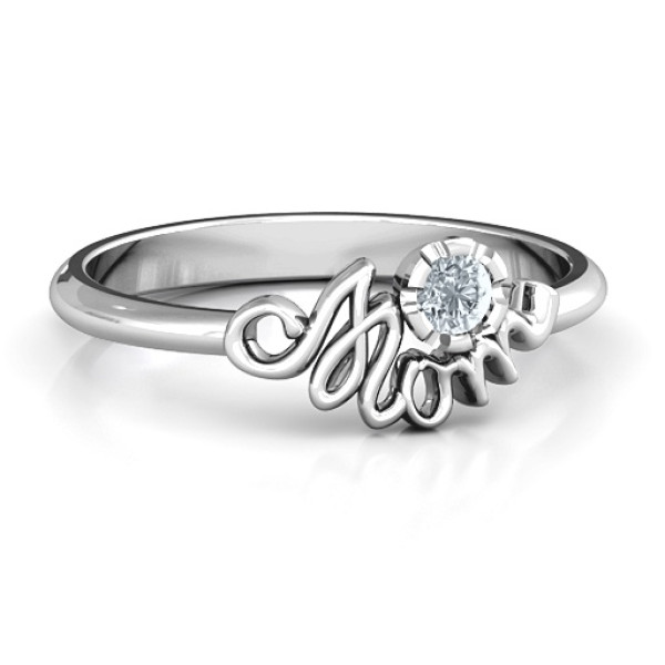 Mom's Reminder Personalised Ring - AMAZINGNECKLACE.COM