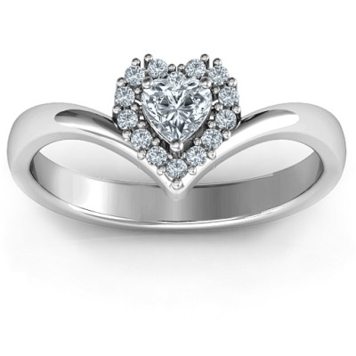 Peak of Love Personalised Ring - AMAZINGNECKLACE.COM