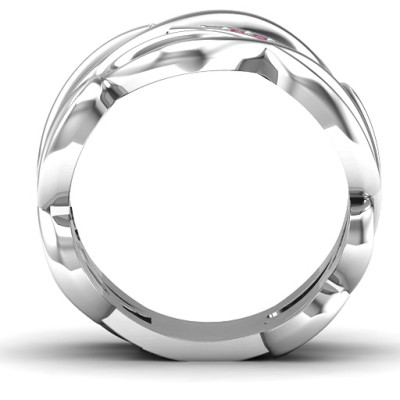 Ravishing Love Infinity Personalised Ring - AMAZINGNECKLACE.COM