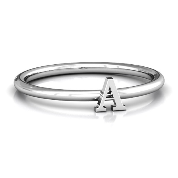 Stackr A-Z Personalised Ring - AMAZINGNECKLACE.COM