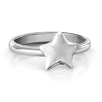 The Sweetest Star Personalised Ring - AMAZINGNECKLACE.COM