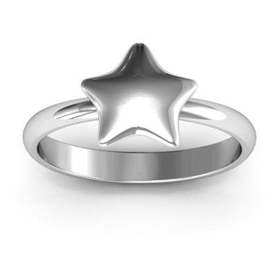 The Sweetest Star Personalised Ring - AMAZINGNECKLACE.COM
