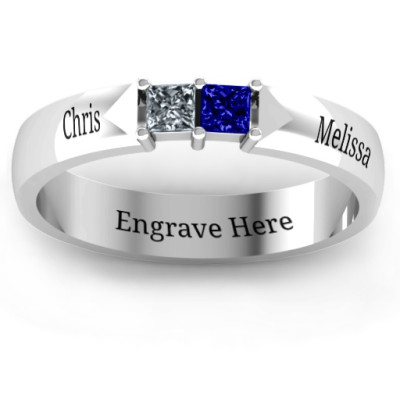 Timeless Romance Personalised Ring - AMAZINGNECKLACE.COM