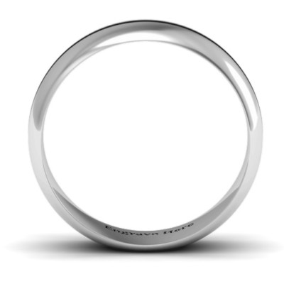 Titus Grooved Men's Personalised Ring - AMAZINGNECKLACE.COM