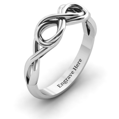 Wired for Love Infinity Personalised Ring - AMAZINGNECKLACE.COM