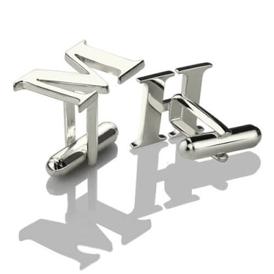 Best Designer Cufflinks with Initial Sterling Silver - AMAZINGNECKLACE.COM