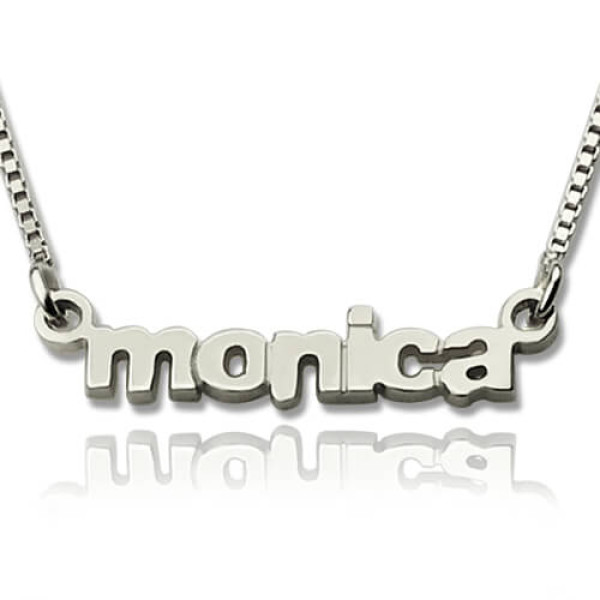 My Tiny Name Personalised Necklace Custom Sterling Silver - AMAZINGNECKLACE.COM