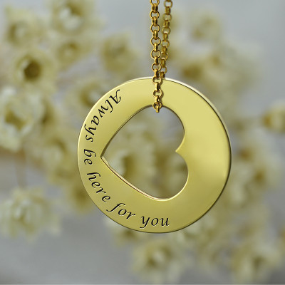 Always Be Here For You Promise Personalised Necklace - AMAZINGNECKLACE.COM