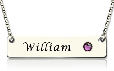 Behind the Sparkle: Your Personalised Name Bar Necklace