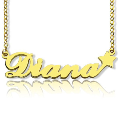 Custom Your Own Name Personalised Necklace "Carrie" - AMAZINGNECKLACE.COM