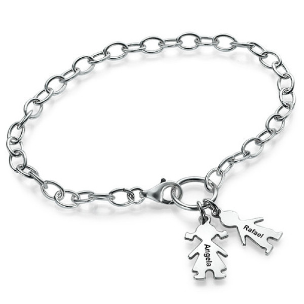 Mum Charm Personalised Bracelet/Anklet - AMAZINGNECKLACE.COM