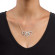 Personalised Intertwined Hearts Necklace | Sterling Silver & Craftsmanship