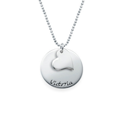 Mother Daughter Gift - Set of Three Engraved Personalised Necklaces - AMAZINGNECKLACE.COM