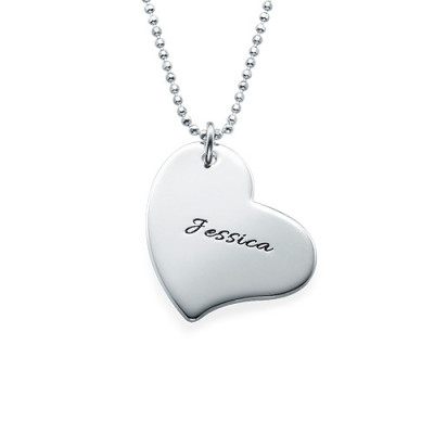 Mum is My Heart Mother Daughter Personalised Necklaces - AMAZINGNECKLACE.COM