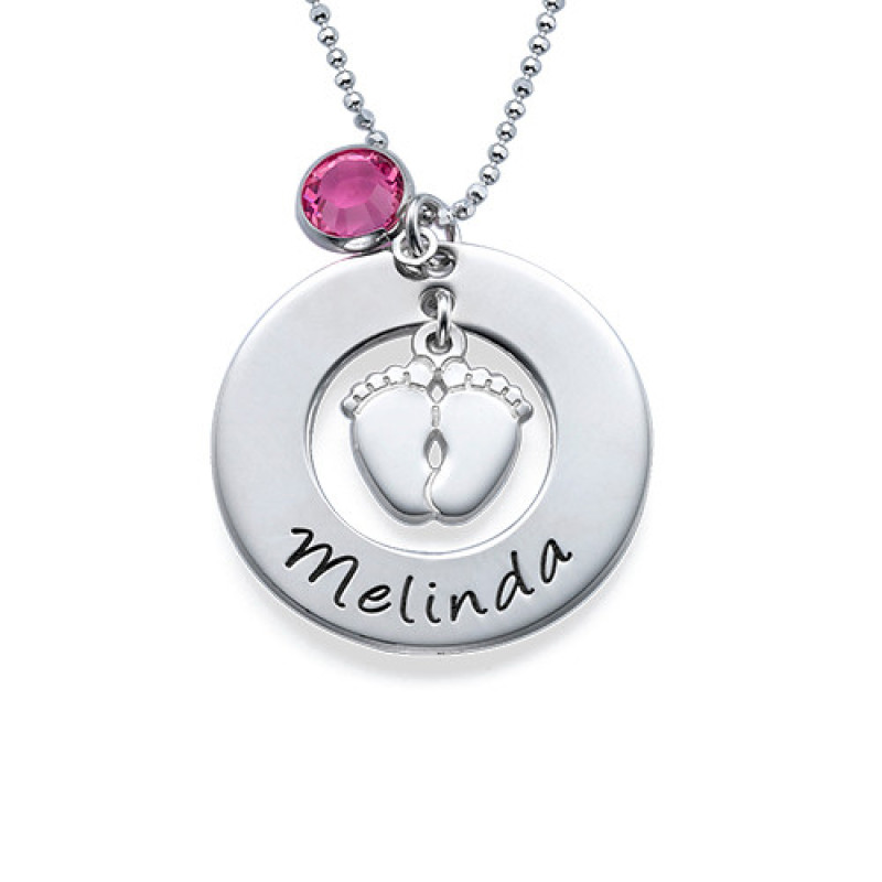 personalised new mum necklace
