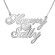 Crafting Your Story: The Silver Two Names Heart Necklace Journey