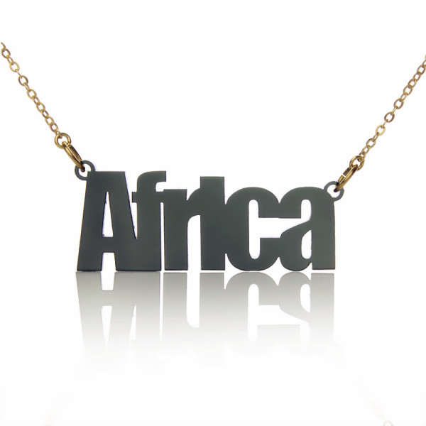 Acrylic Name Personalised Necklace Swis721 BIKCn BT Font Personalised Necklace - AMAZINGNECKLACE.COM