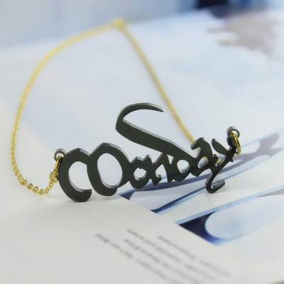 Magna Carta Style Acrylic Name Personalised Necklace - AMAZINGNECKLACE.COM