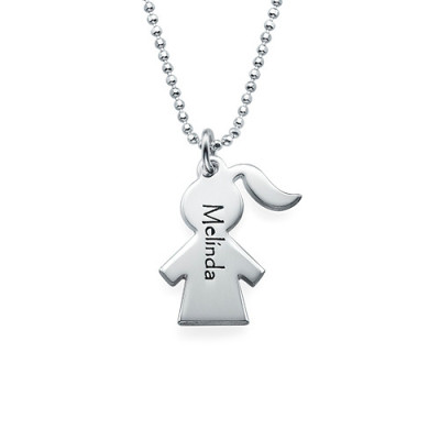 Unique Gift for Mum - Mother Daughter Personalised Necklace Set - AMAZINGNECKLACE.COM