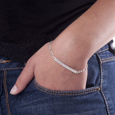 Women's ID Name Personalised Bracelet/Anklet - AMAZINGNECKLACE.COM
