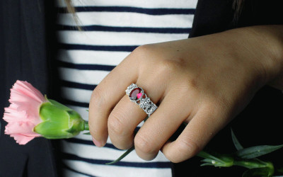 The Tale of a Silver Oval Engraved Ring: Love's Own Mark