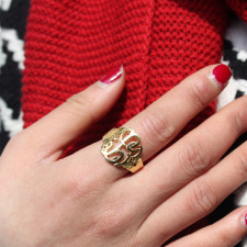 Your Art, Our Craft: Personalised Hand Drawing Monogrammed Rings
