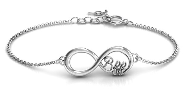 Personalised Bff Friendship Infinity Bracelet Amazingnecklace Com