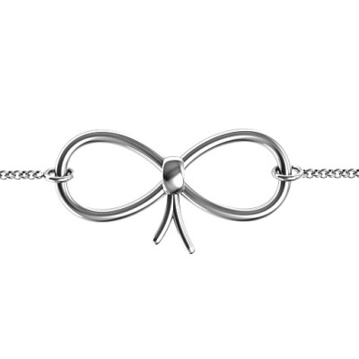 Personalised Classic Bow Bracelet - AMAZINGNECKLACE.COM