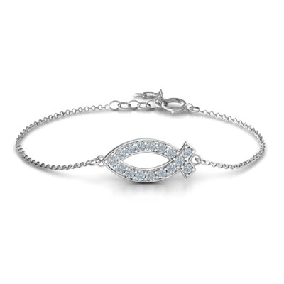 Personalised Classic Fish Bracelet - AMAZINGNECKLACE.COM