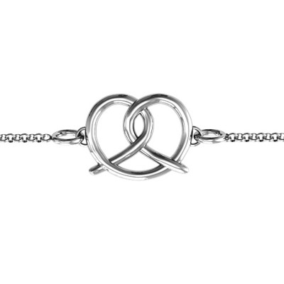 Personalised Love Knot Bracelet - AMAZINGNECKLACE.COM