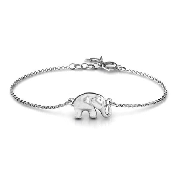 Personalised Lucky Elephant Bracelet - AMAZINGNECKLACE.COM