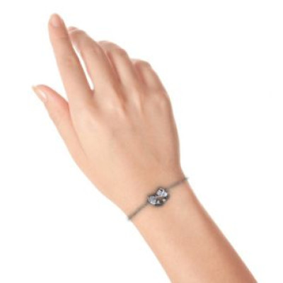 Personalised Pinky Swear Promise Bracelet - AMAZINGNECKLACE.COM