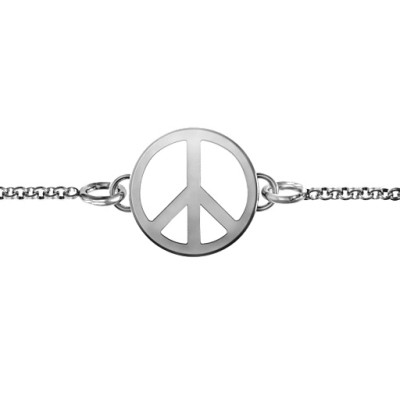 Personalised Shanti Peace Bracelet - AMAZINGNECKLACE.COM