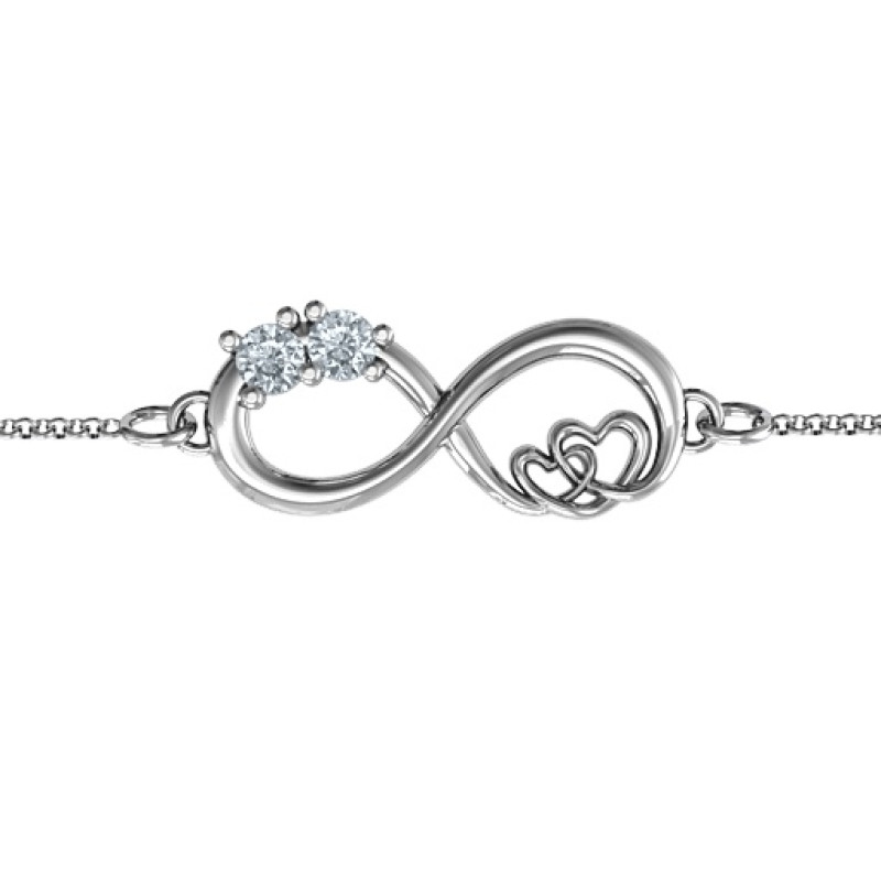 GIVA 925 Sterling Silver Rose Gold Forever Infinity Love Bracelet,  Adjustable | Valentines Gift for Girlfriend, Gifts for Women and Girls |  With Certificate of Authenticity and 925 Stamp | 6 Months Warranty* :  Amazon.in: Jewellery