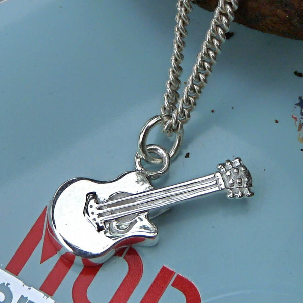 Guitar Pendant - AMAZINGNECKLACE.COM