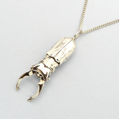 Arma Beetle Pendant - AMAZINGNECKLACE.COM