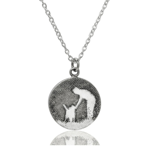 Personalised Walk With Me Dog Necklace - AMAZINGNECKLACE.COM