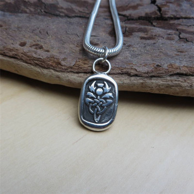 Celtic Thistle Pendant - AMAZINGNECKLACE.COM