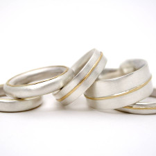 Your Chunky Personalised 18ct Gold Ring: Crafted with Heart.
