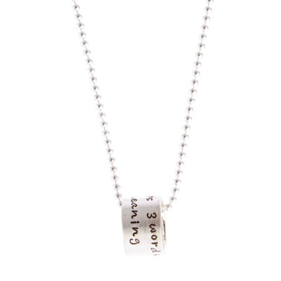 Eight Letters One To Rule Mens Chain - AMAZINGNECKLACE.COM