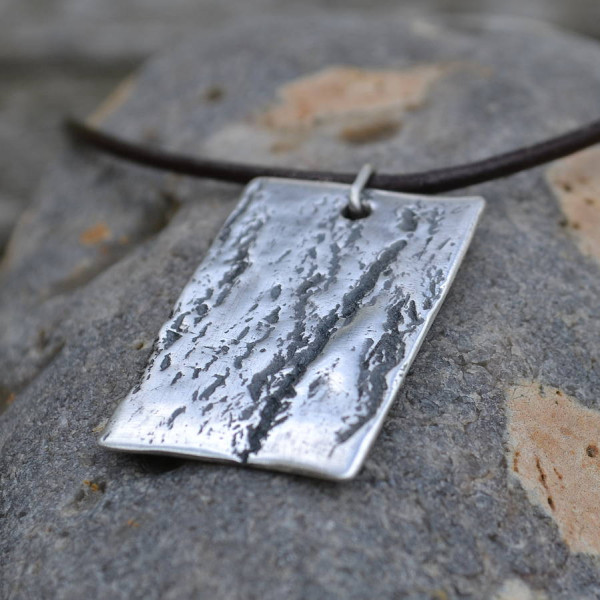 Handmade Silver Dog Tag Personalised Necklace - AMAZINGNECKLACE.COM