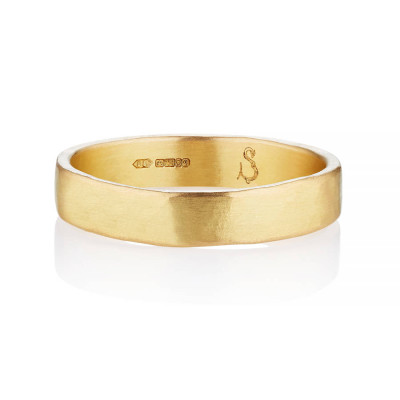 Loki Mens Fairtrade 18ct Gold Wedding Personalised Ring - AMAZINGNECKLACE.COM