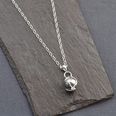 Meteorite Spinning Orb Personalised Necklace - AMAZINGNECKLACE.COM