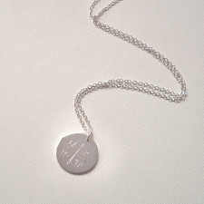 Your Engraved Monogram Arrows Necklace: A Story in Sterling Silver