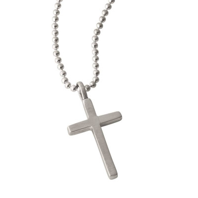 Personalised Love And Protect Cross Mens Chain - AMAZINGNECKLACE.COM